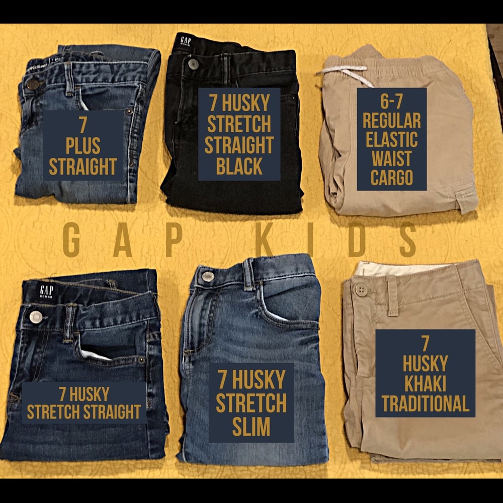 Boys GAP size 7 HUSKY/PLUS Pants
